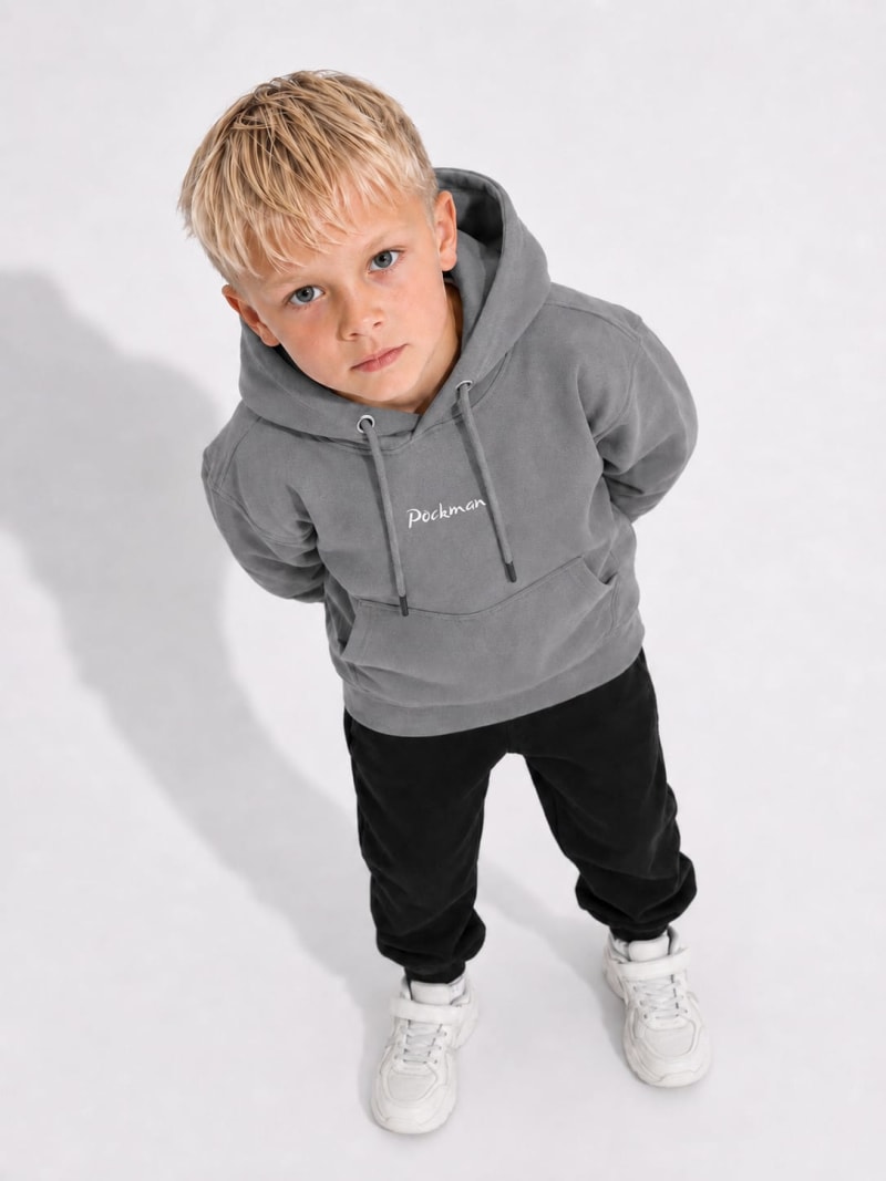 Pockman Boys Premium 350 GSM Cotton Fleece Winter Hoodie - Image 3