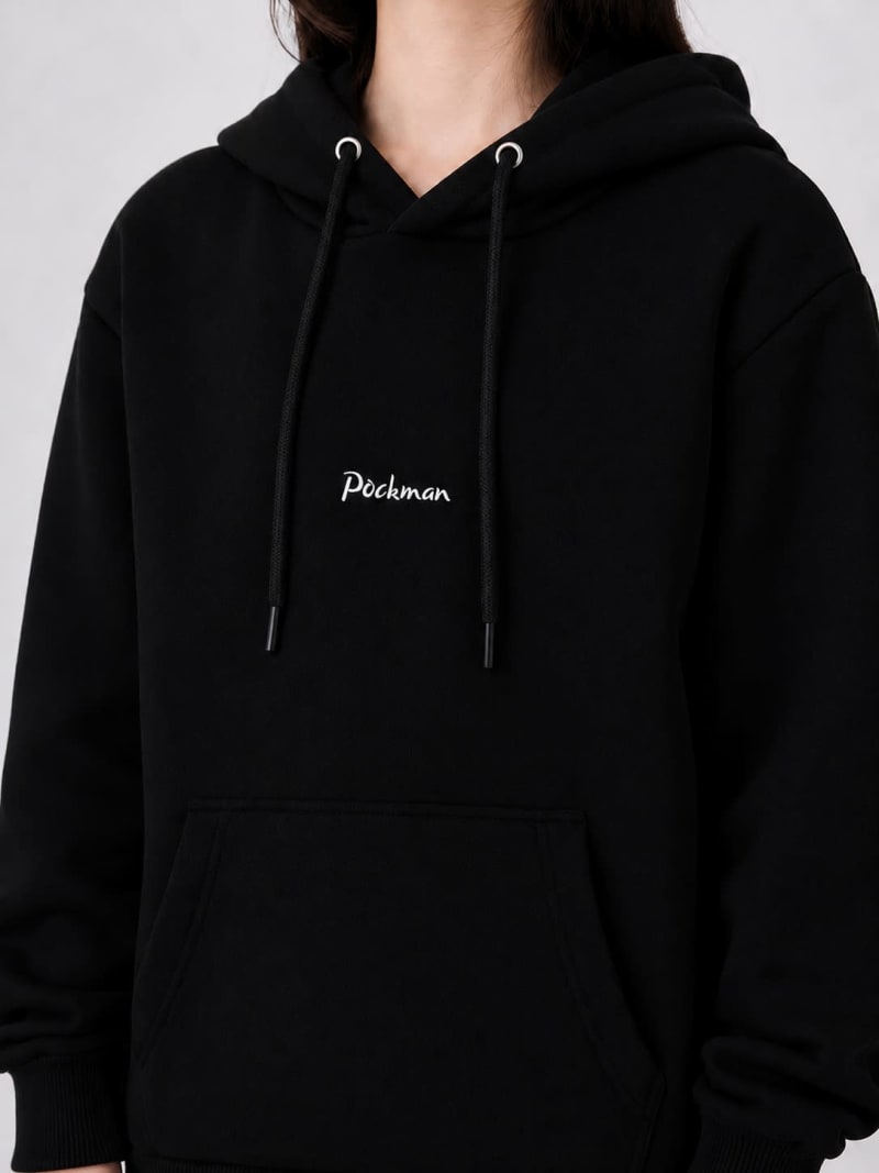 Pockman Girls Premium 350 GSM Cotton Fleece Winter Hoodie - Image 4