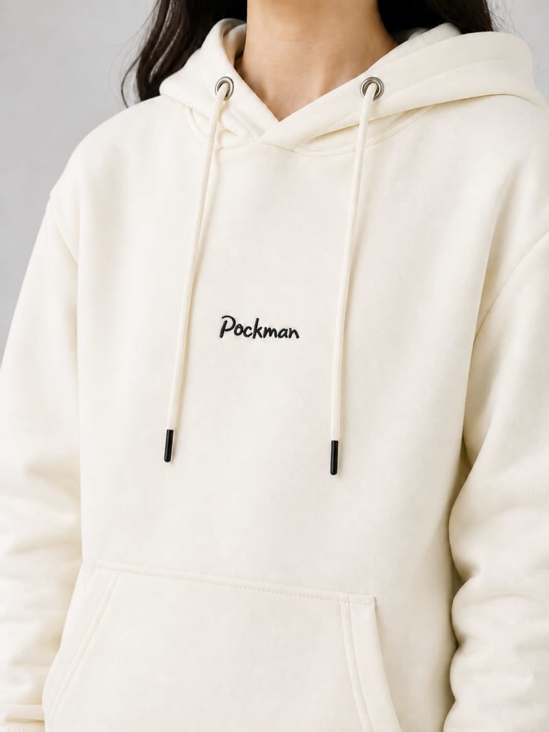 Pockman Girls Premium 350 GSM Cotton Fleece Winter Hoodie - Image 4