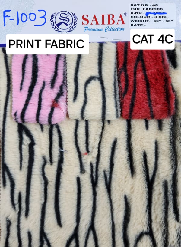 Imported Fur Print Variety 10