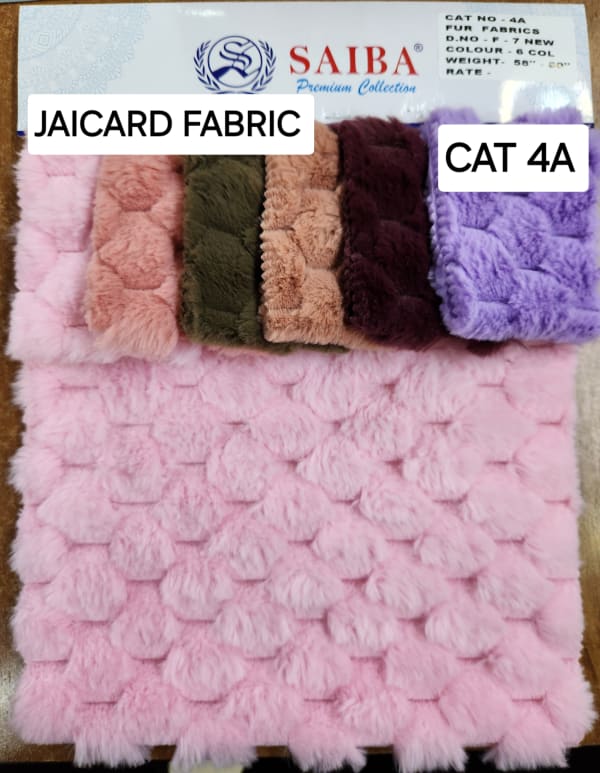 Imported Jacquard Fur Fabric fabric sample