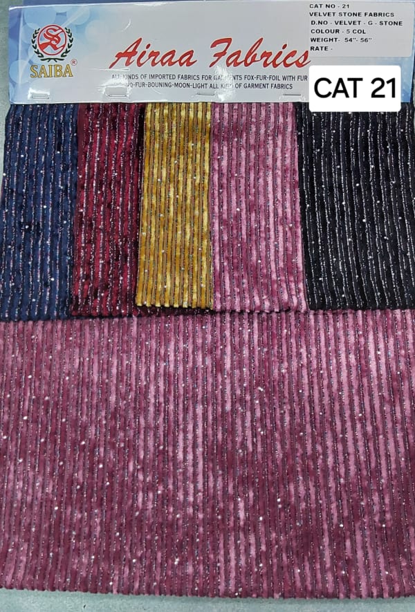 Imported Velvet Fabric fabric sample