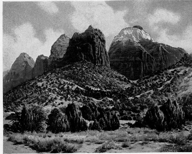 East Temple and the Twin Brothers, Zion National Park