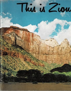 Cover of This is Zion by Allen Hagood, a 1974 Zion Natural History Association book