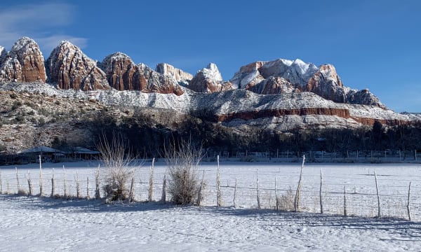 Zion region photography - Winter & Snow