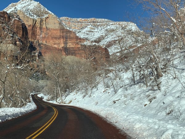 Zion region photography - Winter & Snow