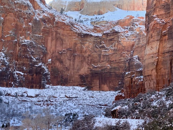 Zion region photography - Winter & Snow