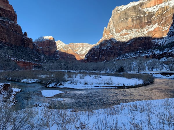 Zion region photography - Winter & Snow