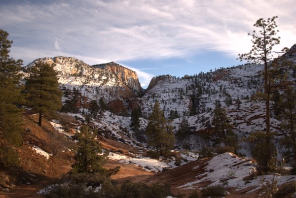 Zion region photography - Winter & Snow