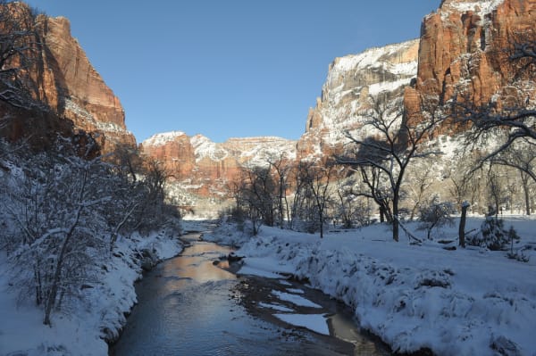 Zion region photography - Winter & Snow