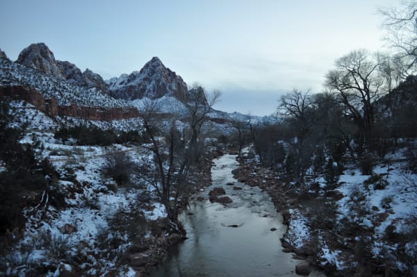 Zion region photography - Winter & Snow