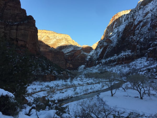 Zion region photography - Winter & Snow