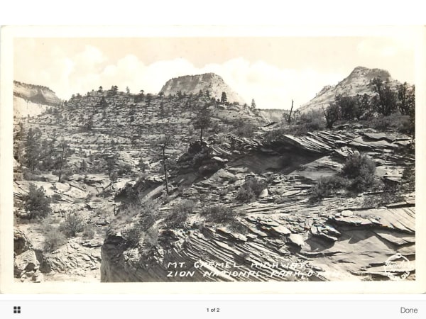 Zion region photography - History
