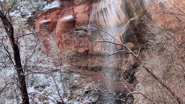 Red Rock Waterfall