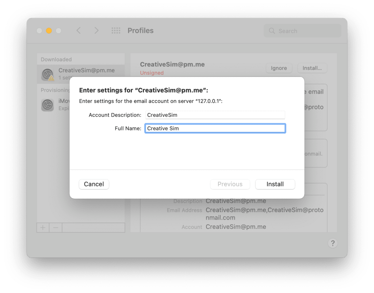 Proton Mail Bridge Apple Mail setup guide | Proton