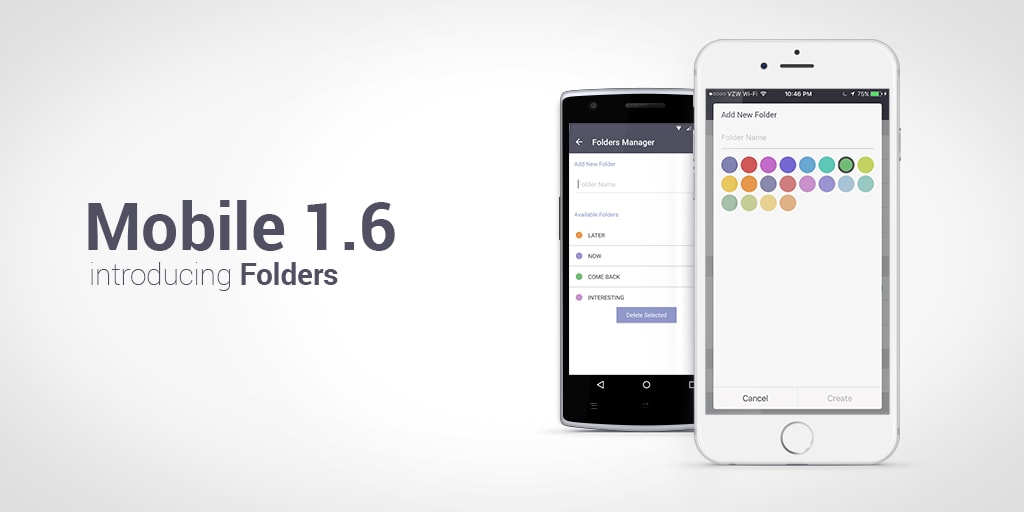 mobile1.6 release ios android folders