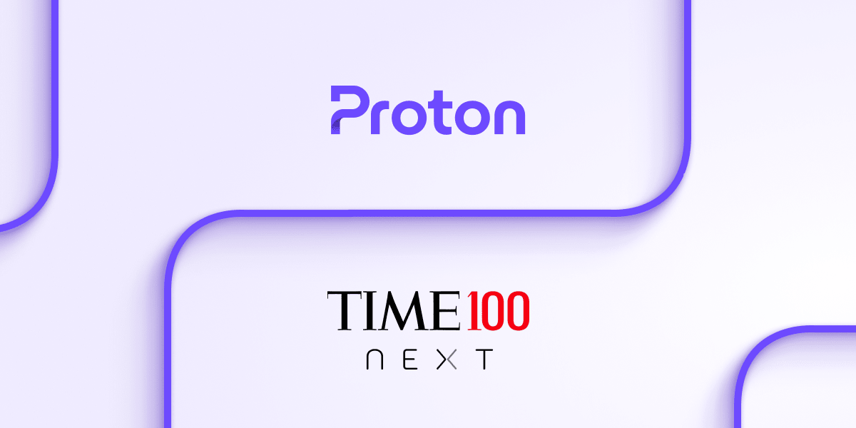 Proton on the TIME100 NEXT list Proton