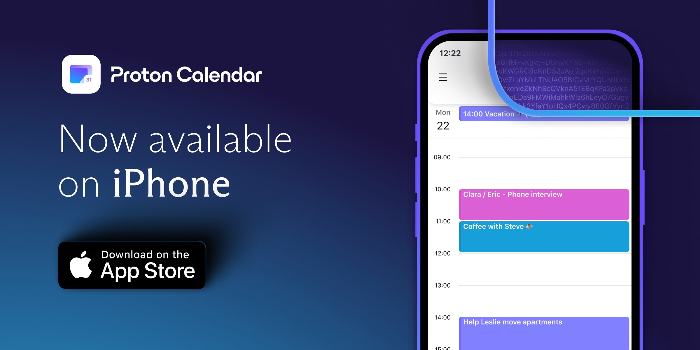 Introducing Proton Calendar for iPhone Proton