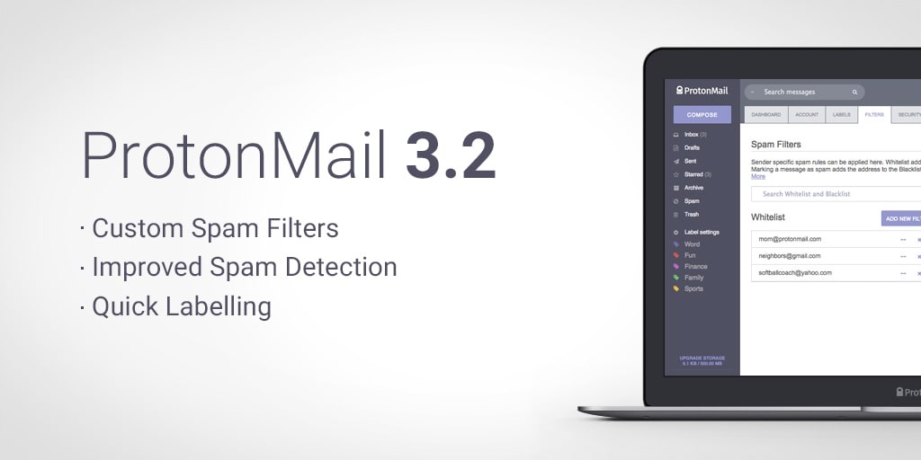 protonmail 3.2