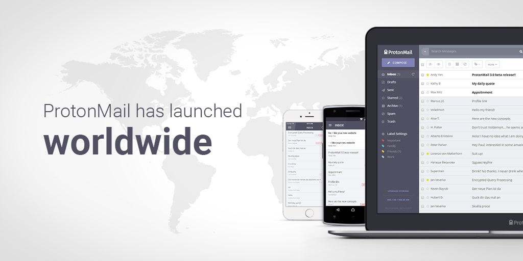protonmail launch