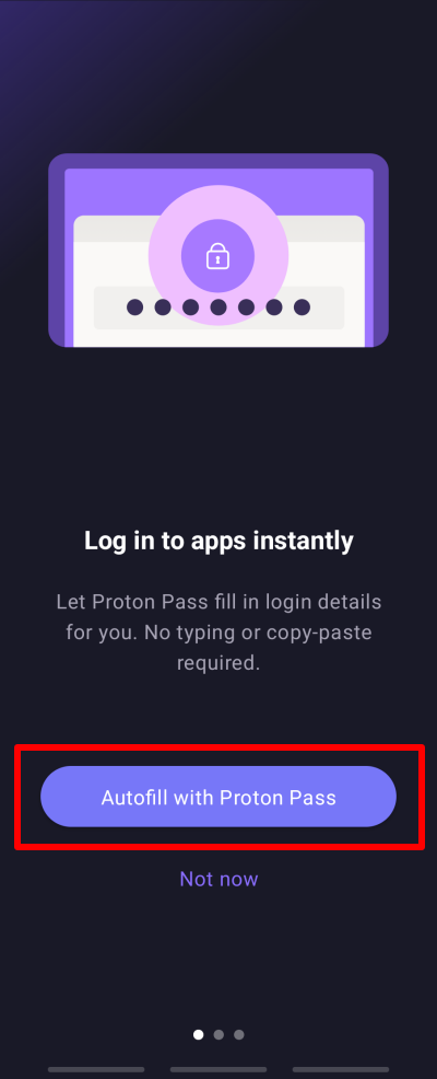 Enable autofill