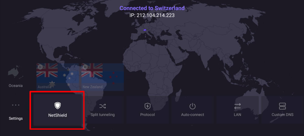 NetShield on Android TV 1