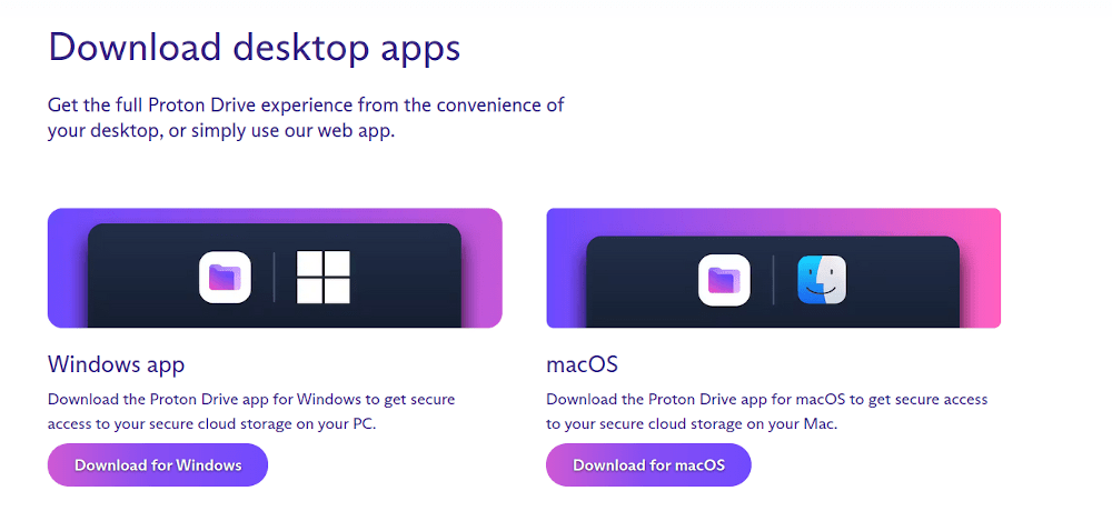 How to use the Proton Drive Windows app | Proton