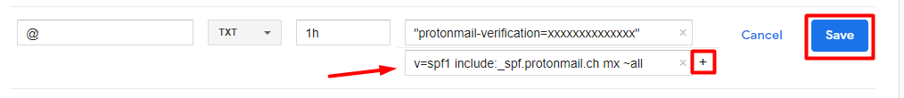 Create SPF record 2