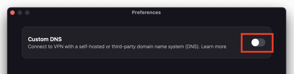 How to use custom DNS on macOS 2