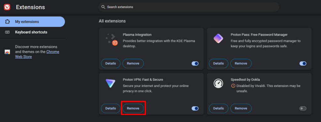Completely remove Proton VPN 2