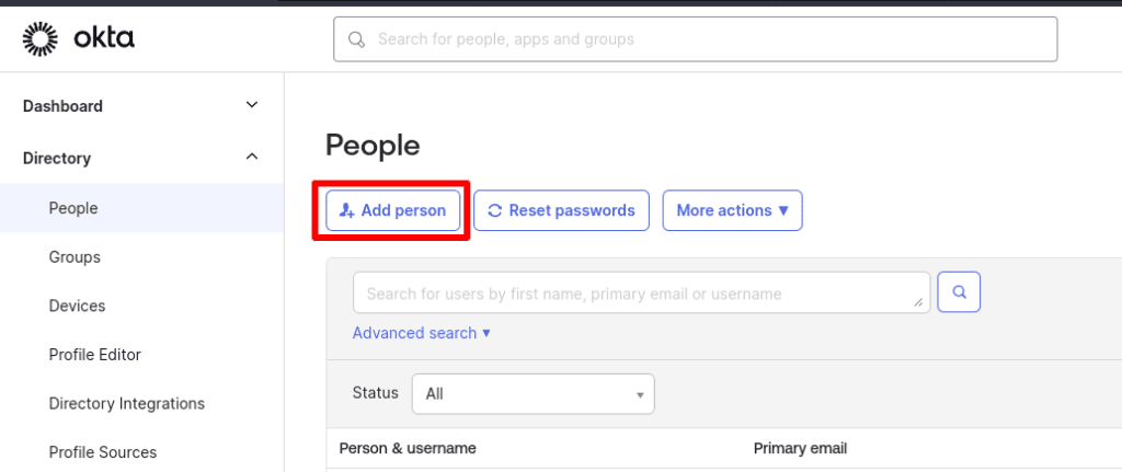 Add person