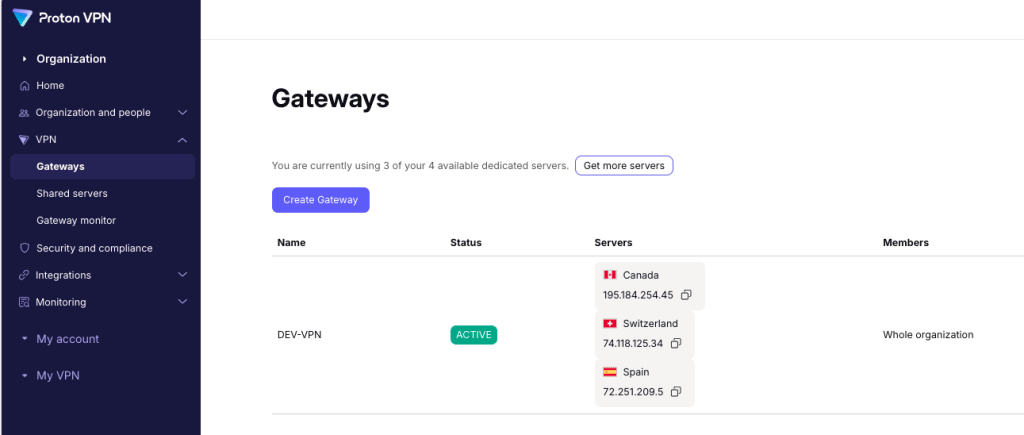 Review your server assignments