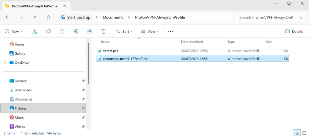 Install script 1