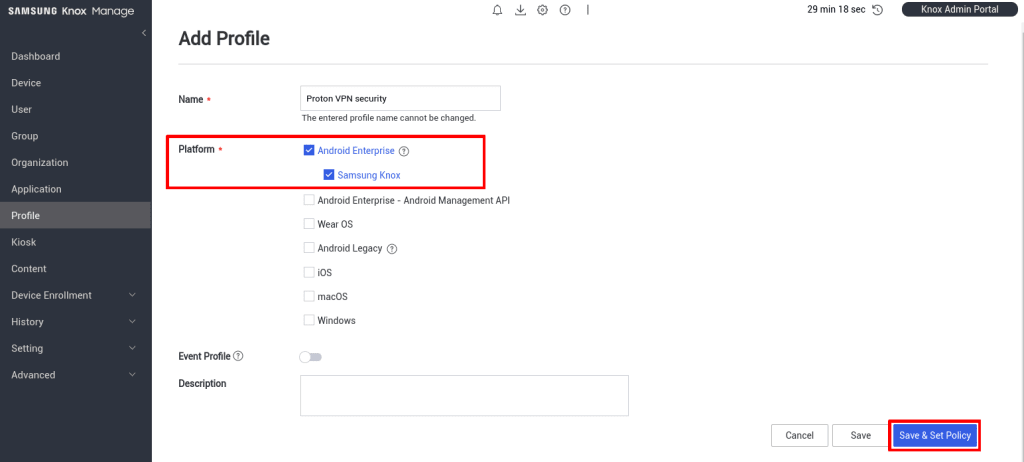 Configure device restrictions 1