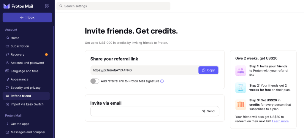How to refer a friend
