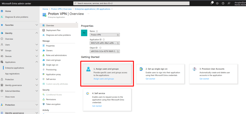 Assign users and groups