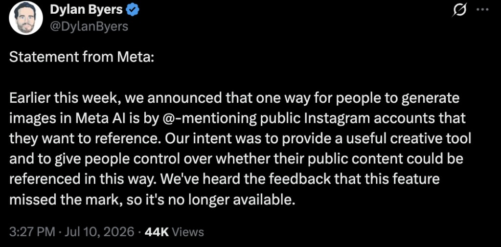 Meta statement