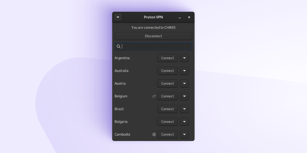 The new Proton VPN Linux app
