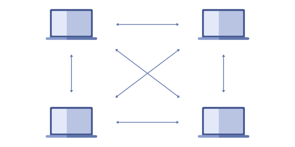 Illustration of P2P Cloud Storage