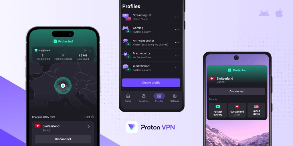 The new Proton VPN ioS app