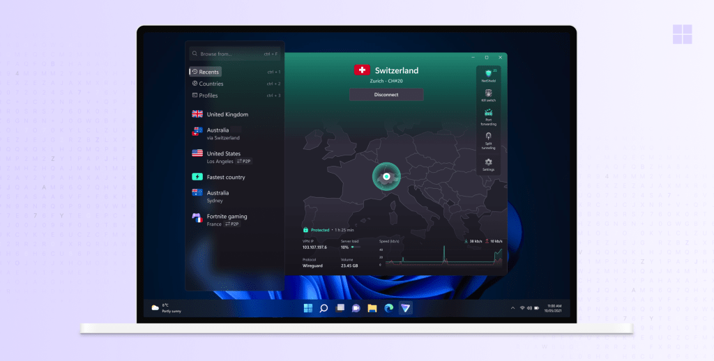 The new Proton VPN Windows app