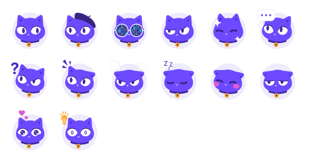 Lumo 2.0 sticker library designs.