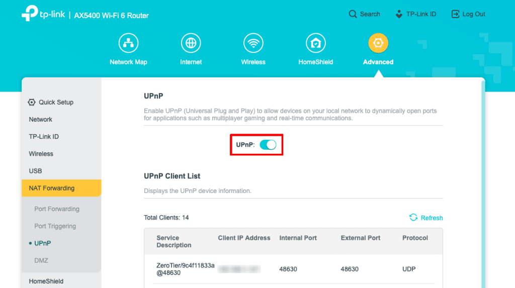 How to turn off UPnP on a TP-Link router