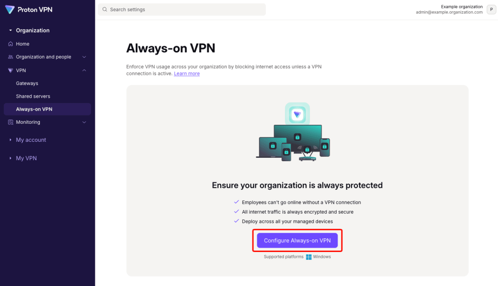 How to configure Always-on VPN 1