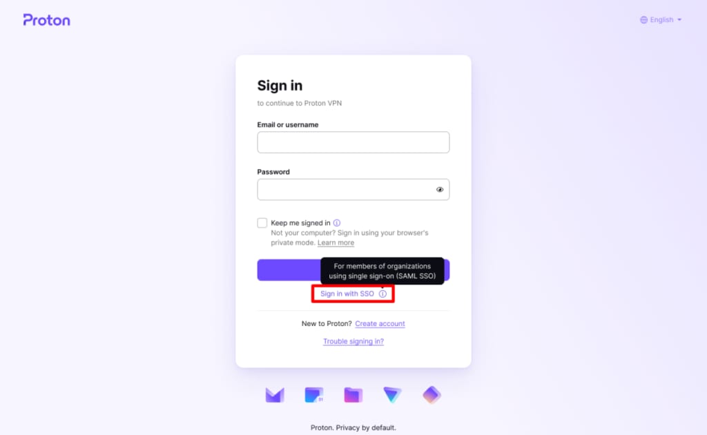 How to set up SSO for Proton VPN using Microsoft | Proton VPN