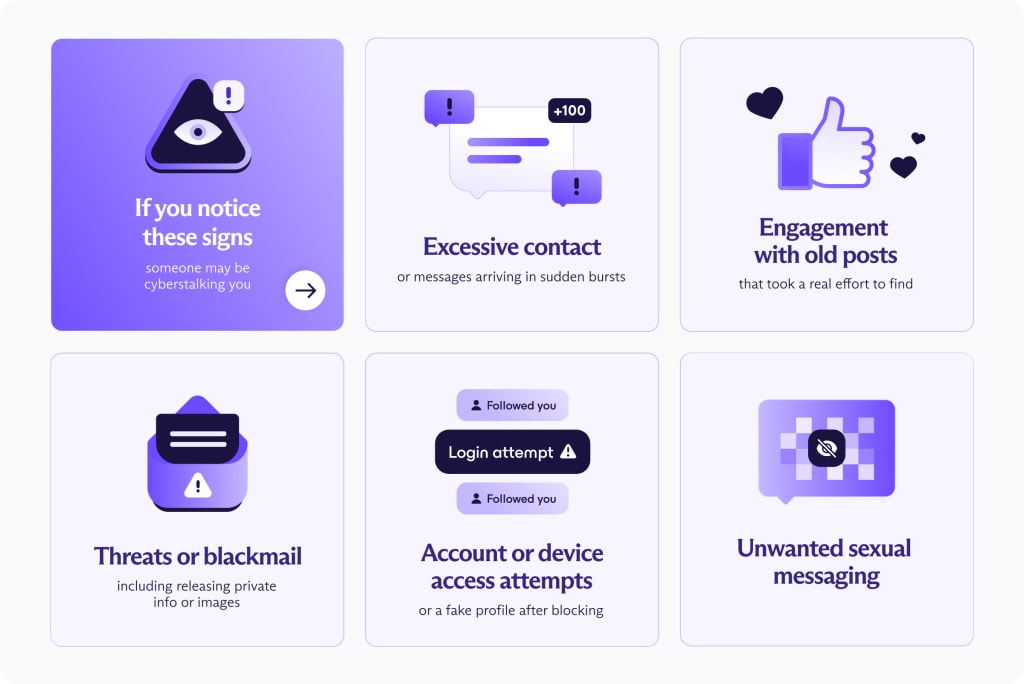 If you notice these signs, someone may be cyberstalking you