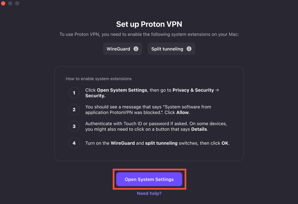 macOS network extensions Ventura and Sonoma 1