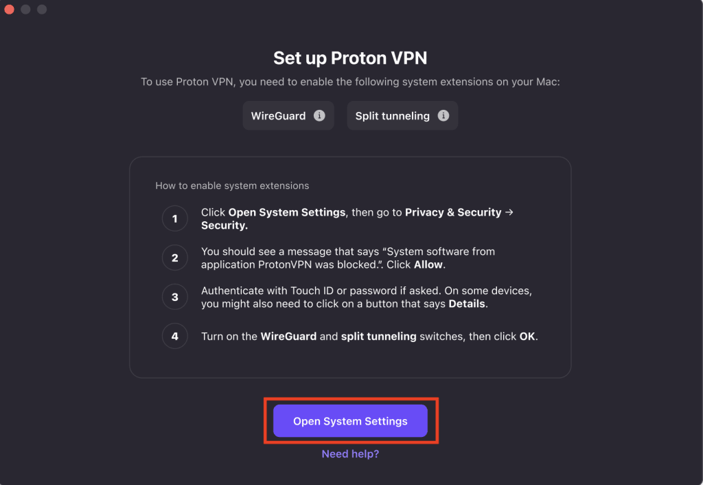 macOS network extensions Sequoia 1