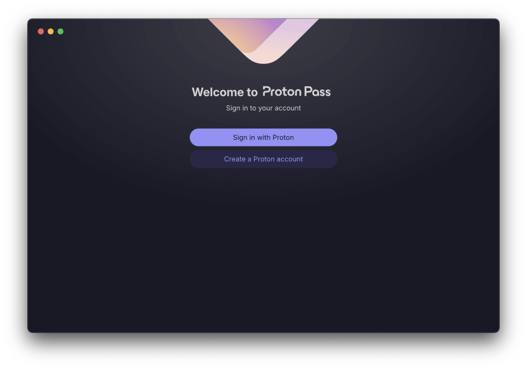 Sign in with Proton