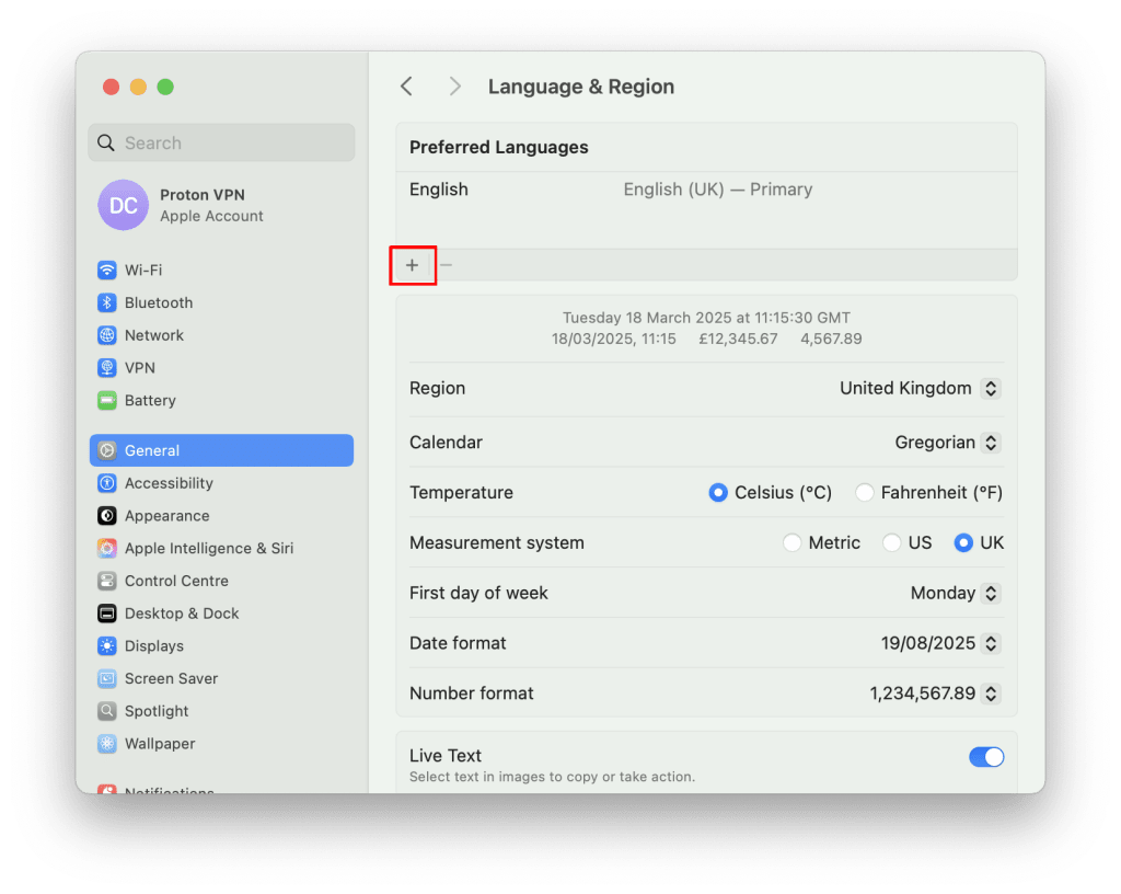 How to change the system language on macOS 3